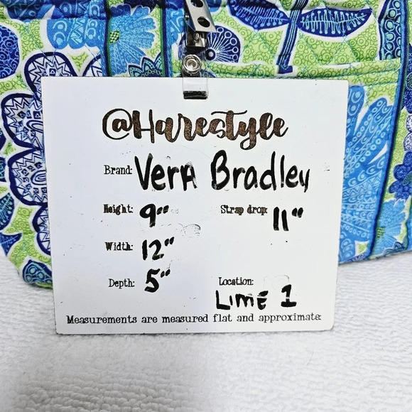 Vera Bradley 3 pc set tote , wallet & earbud case retired - Picture 9 of 11